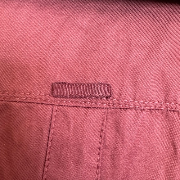 NWT WHITE HOUSE BLACK MARKET Utility Jacket Maroon Brandied Cherry Size 00 XXS - Picture 7 of 10